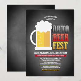 面白いオクトーバーフェストパーティー 招待状