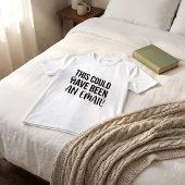 面白いオフィスユーモアTシャツの名言 Tシャツ