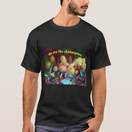 面白いオリジナルTシャツ「私たちはchampignonsだ」 Tシャツ
