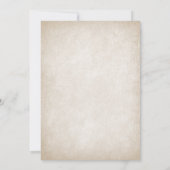 面白いオープンバー結婚式招待状 招待状 (裏面)