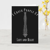 面白いカイロプラクターの職業ギフトTシャツ カード (黄色い花)