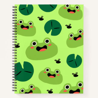 面白いカエルたち ノートブック