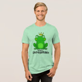 面白いカエル+忘れられない トライブレンドTシャツ (正面全面)