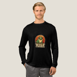 面白いカエルTシャツ – WILF Wow I Love Frogs レトロF トライブレンドＴシャツ