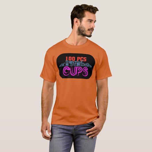 面白いカップ Tシャツ (正面フル)