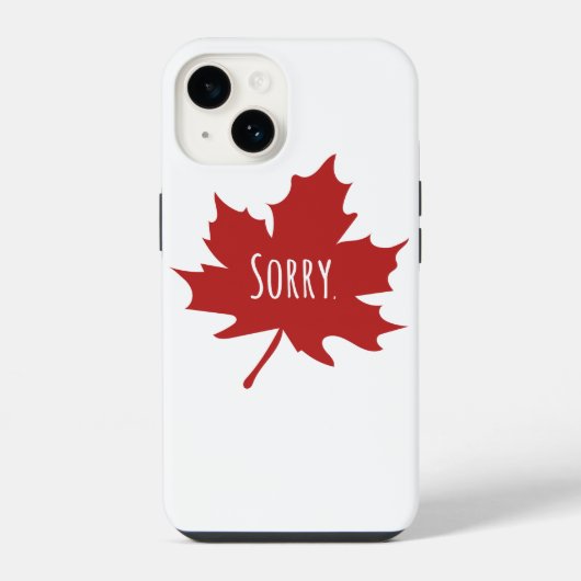面白いカナダ人 iPhoneケース (裏面)