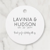 面白いカノッリ イタリアンウェディング フェイバータグ (裏面)