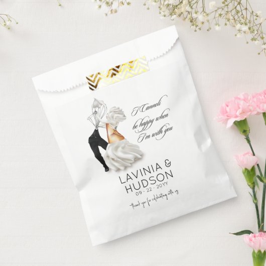 面白いカノッリ イタリアンウェディング フェイバーバッグ (封をした状態)
