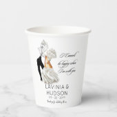 面白いカノッリ イタリアンウェディング 紙コップ (正面)