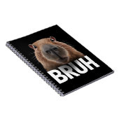 面白いカピバラ Bruh ノートブック (右側)