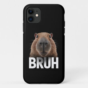 面白いカピバラ Bruh  iPhone 11 ケース