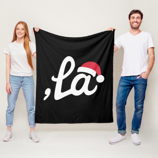 面白いカマラ・ハリス2024カンマ・ラ・クリスマス フリースブランケット (インサイチュ)