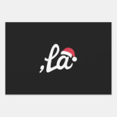 面白いカマラ・ハリス2024カンマ・ラ・クリスマス ラッピングペーパーシート (正面)