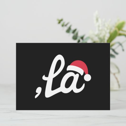 面白いカマラ・ハリス 2024 コンマ ラ・クリスマス シーズンカード (スタンド正面)