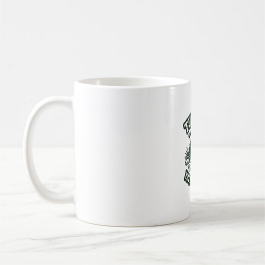 面白いカメ 私を幸せにしてくれる レトロ コーヒーマグカップ (左)