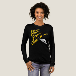 面白いカリンバとUFO トライブレンドＴシャツ