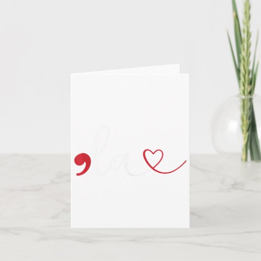 面白いカンマラカマラ・ハリス句読点ラ選挙 カード (正面)