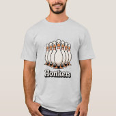 面白いガチョウの鳴き声 ガチョウ ミーム Tシャツ (正面)