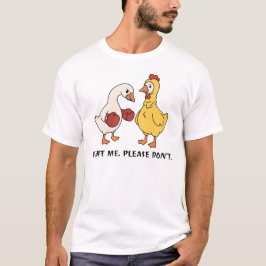 面白いガチョウのTシャツ、皮肉屋のボクシングガチョウのギフト Tシャツ