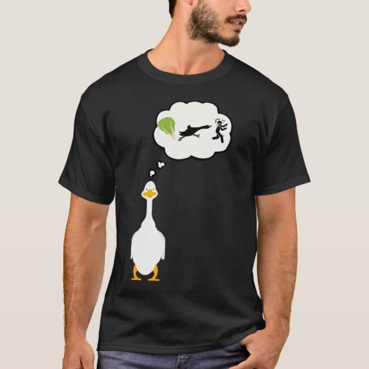 面白いガチョウレタスと人を追いかける, ガチョウレタス Tシャツ (正面)