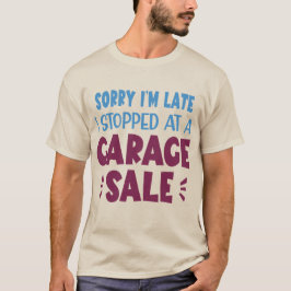 面白いガレージセールTシャツ Tシャツ