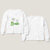 面白いキッズグラフィックTシャツ (デザイン 正面&背面)