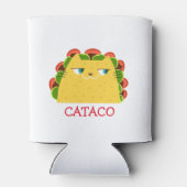 面白いキャタコ缶クーラー かわいい猫のタコパンデザイン 缶クーラー (裏面)