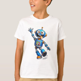 面白いキャラクターのテクノロジーデザイン Tシャツ