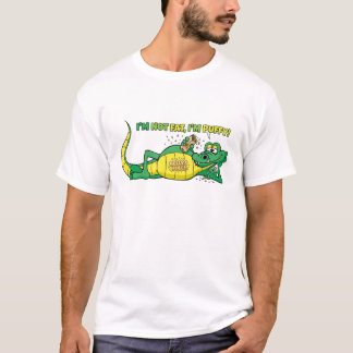 面白いキャラクターのワニ Tシャツ
