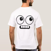 面白いキャラクターの前後デザインTシャツ Tシャツ (裏面)