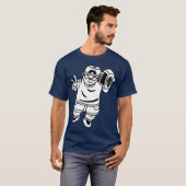 面白いキャラクターの子供ラッパー 笑える Tシャツ (正面フル)