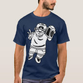 面白いキャラクターの子供ラッパー 笑える Tシャツ (正面)