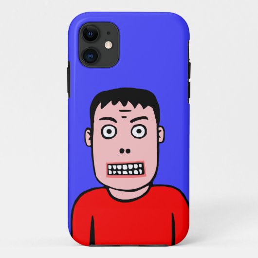 面白いキャラクター01 Case-Mate iPhoneケース (裏面)