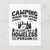面白いキャンプの名言 ポストカード (正面)