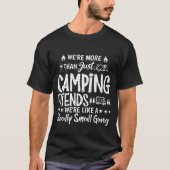 面白いキャンプ友達の小さなギャングギフト Tシャツ (正面)