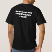 面白いキリスト教政治指導者 Tシャツ (裏面)