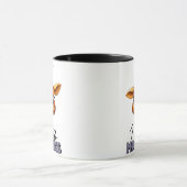 面白いキリンのコーヒーマグ おかしい動物のギフト マグカップ (中央)