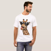面白いキリンのビブラスティー Tシャツ (正面フル)