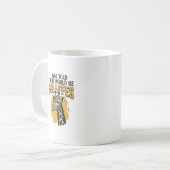 面白いキリンのヴィンテージ風彫刻Tシャツデザイン_1 コーヒーマグカップ (正面左)