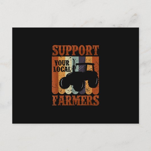 面白いギフト 農家 養鶏場 ヤギ飼育 ギフト シーズンポストカード (正面)