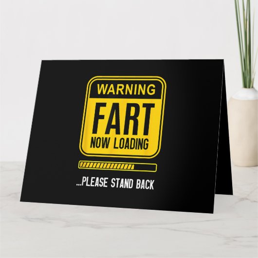 面白いギャグ カード (正面)