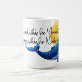 面白いクジラのコーヒーマグ コーヒーマグカップ (中央)