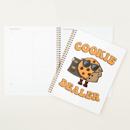面白いクッキー販売ベイカー プランナー手帳 (ディスプレー)