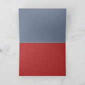 面白いクマのクリスマス カード (内部)