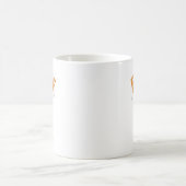 面白いクモの巣にいるニワトリ F-caw-f コーヒーマグカップ (中央)