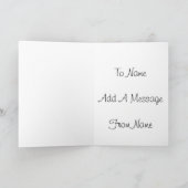 面白いクモ カード (内部)