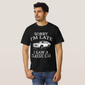 面白いクラシックカーの名言 Tシャツ (正面フル)