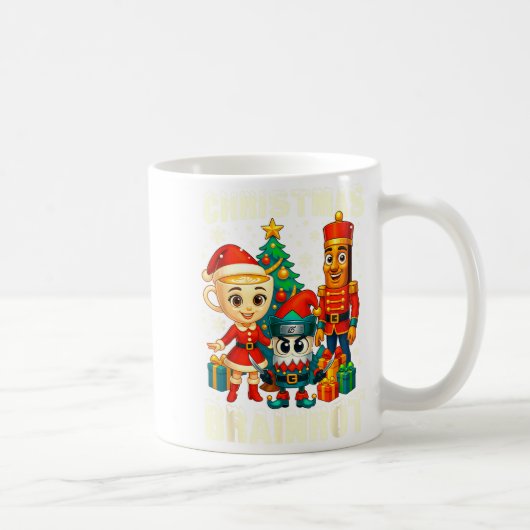 面白いクリスマスのイタリア人脳の腐敗イタリア人脳の腐敗 コーヒーマグカップ (右)