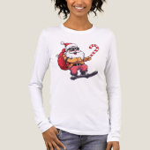 面白いクリスマスのストリートウェア トライブレンドTシャツ (正面)