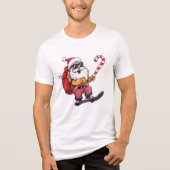 面白いクリスマスのストリートウェア トライブレンドＴシャツ (正面)